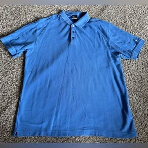 Nike Golf Polo T Shirt Light Blue Men Size XL